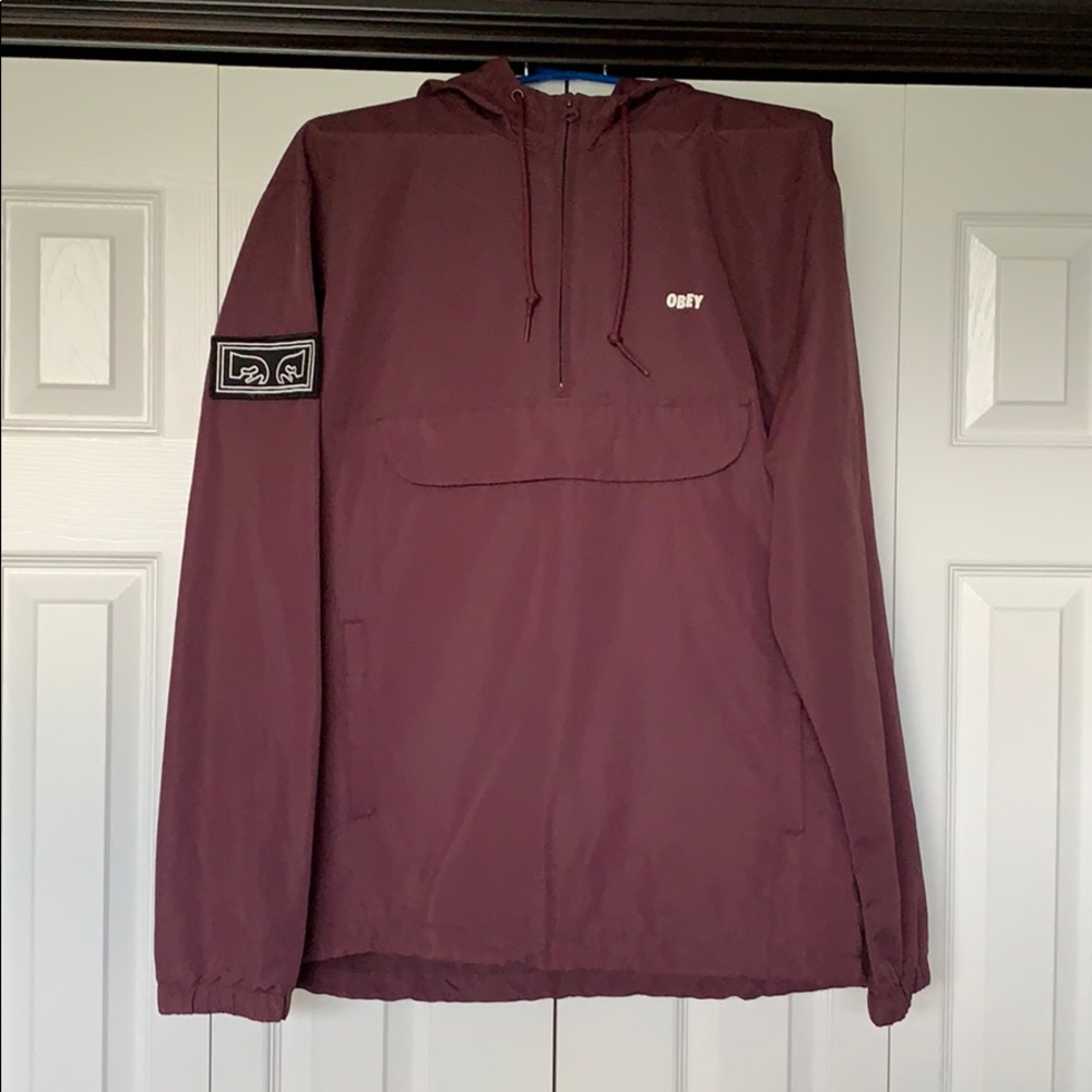 OBEY Quarter-zip Windbreaker